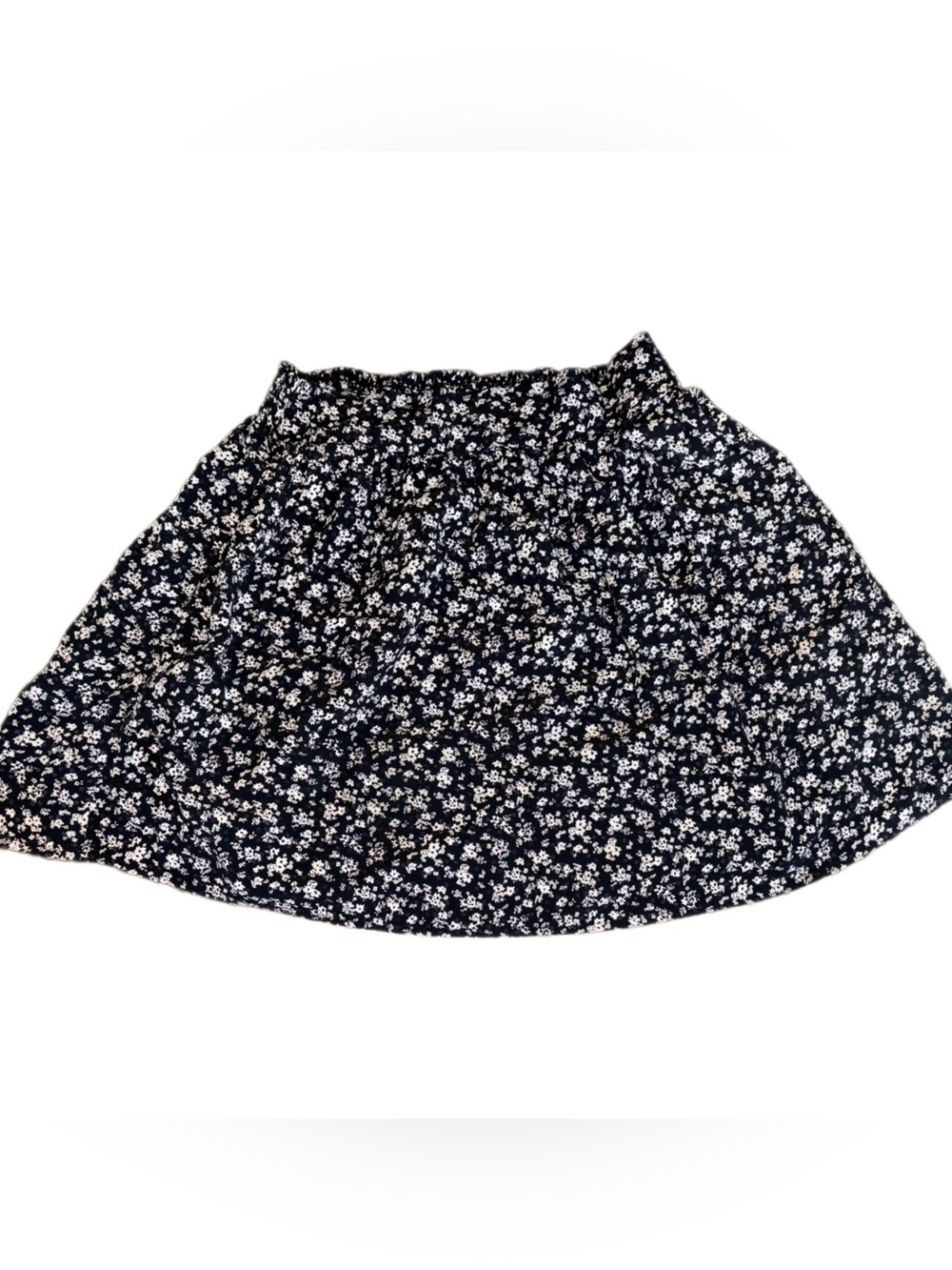 Garage Black Floral Skater Skirt